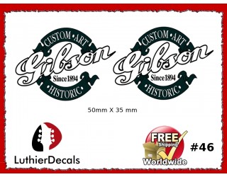 Gibson Custom Guitar Decal #46
